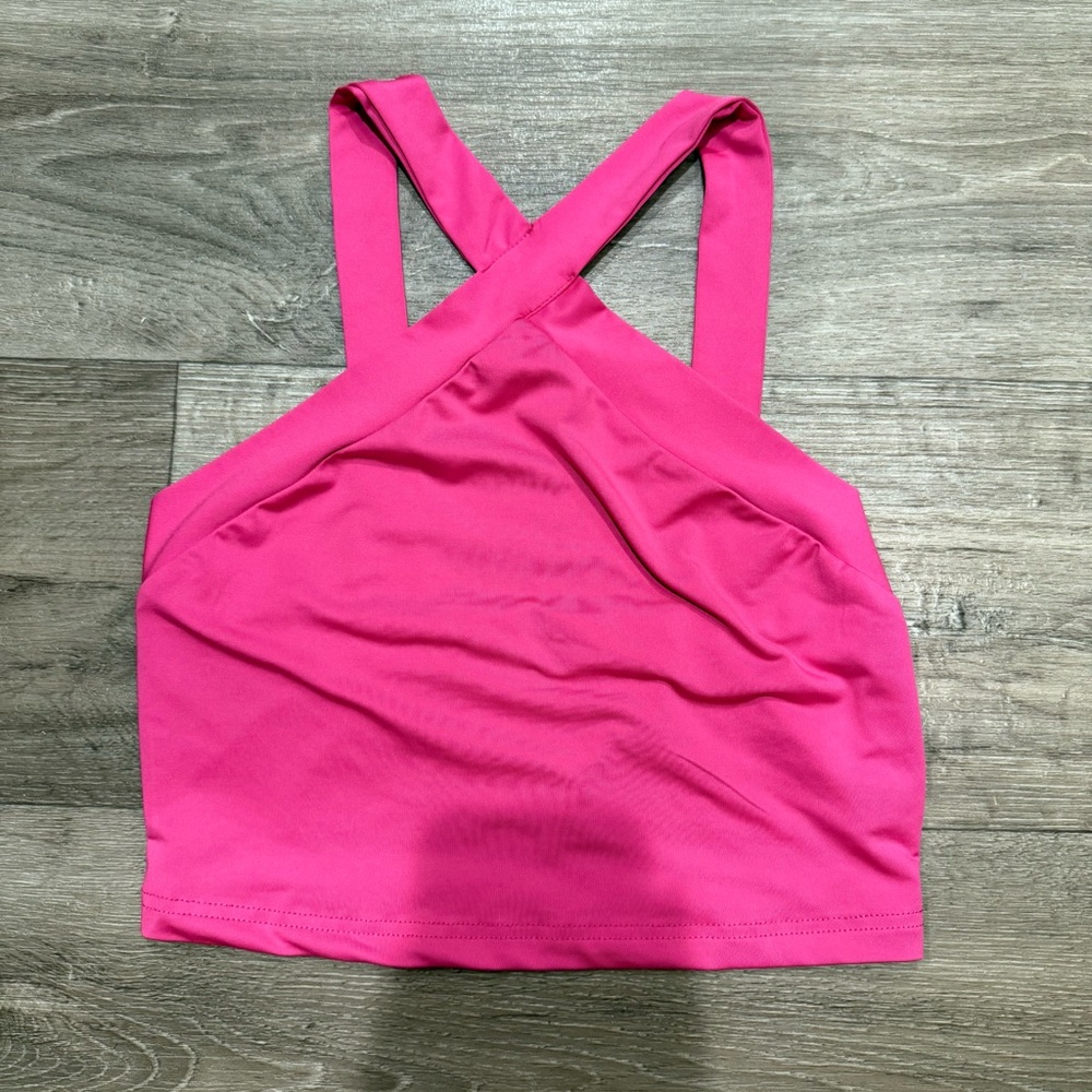 SHEIN Vibrant Pink Top